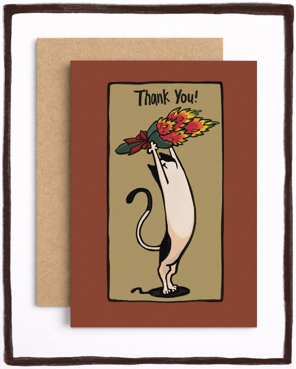 mini thank you card