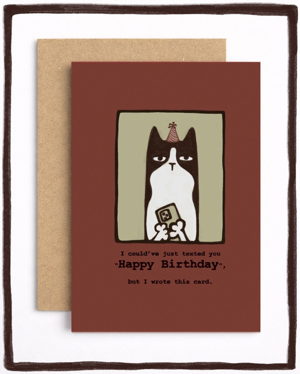 mini birthday card
